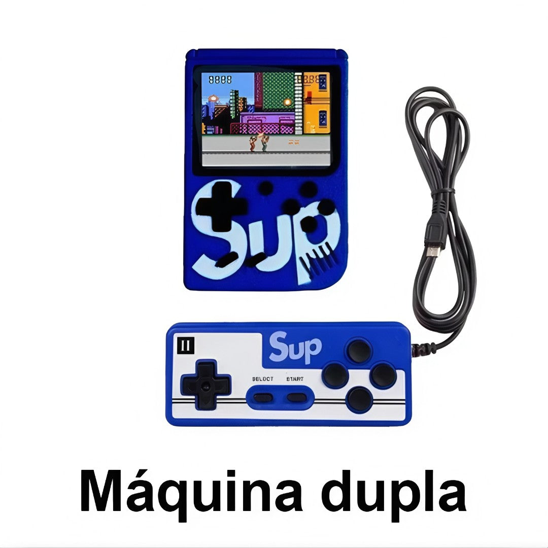 🎮 Mini Game Retrô DuoPlay™ – 400 Jogos Clássicos em 2 Jogadores!