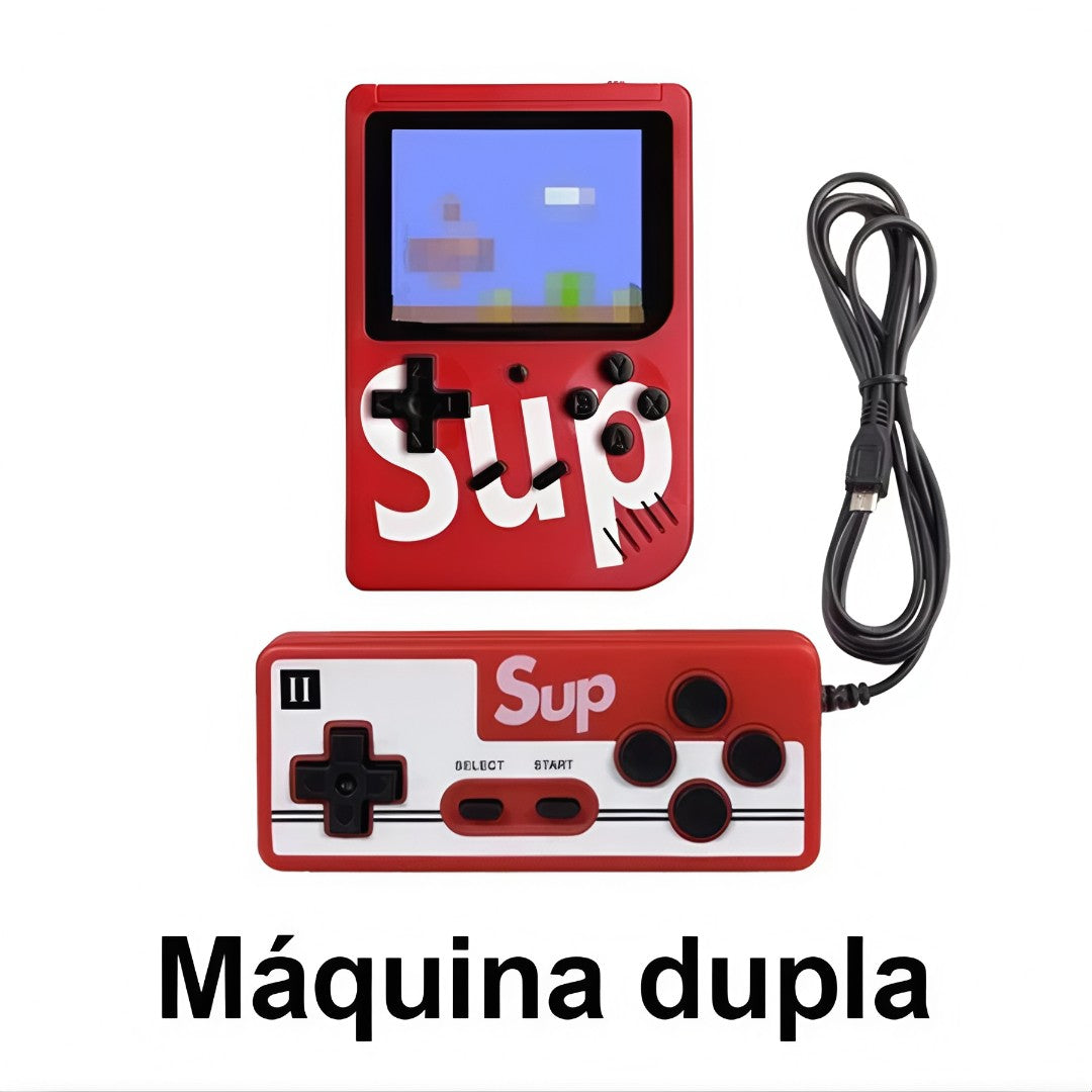 🎮 Mini Game Retrô DuoPlay™ – 400 Jogos Clássicos em 2 Jogadores!