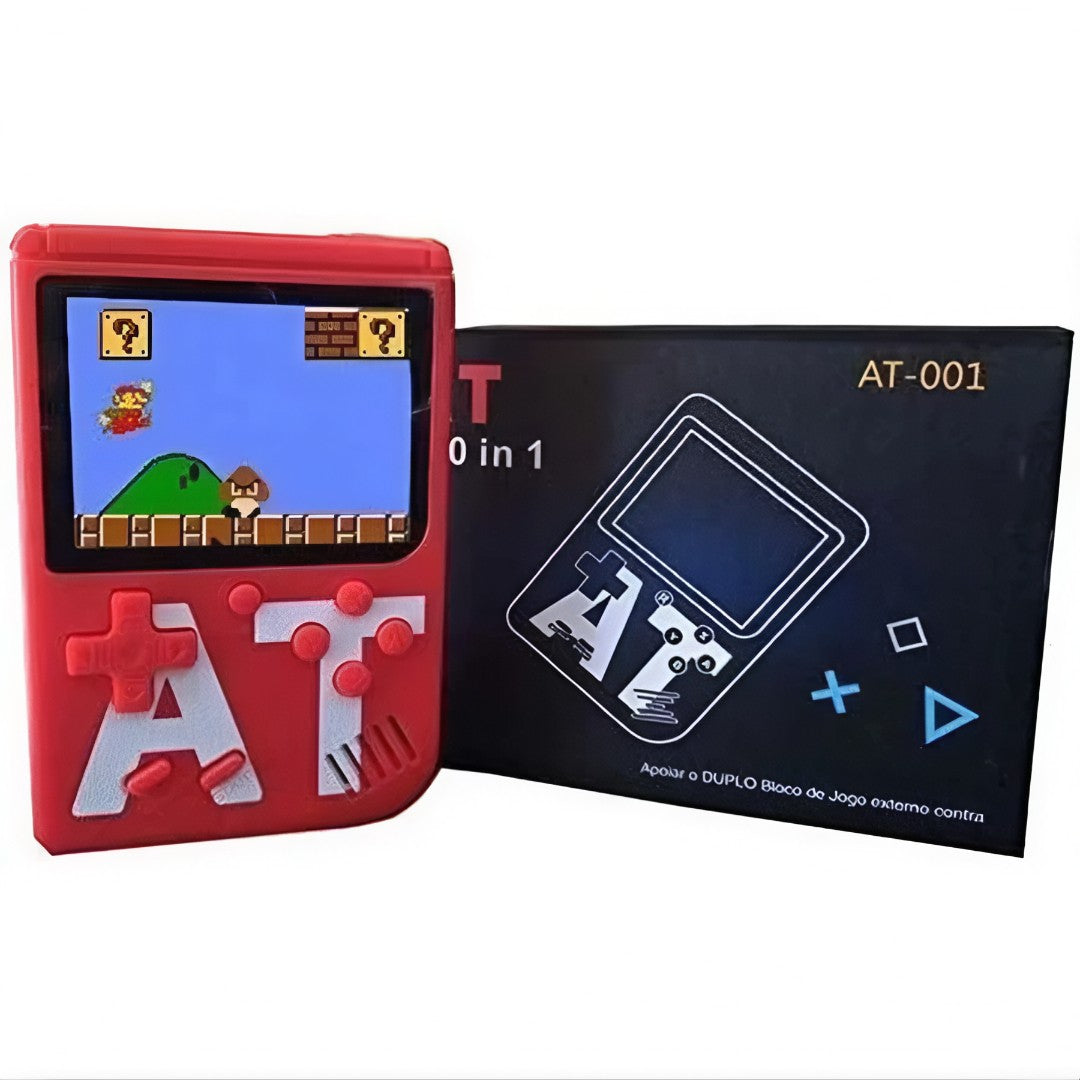 🎮 Mini Game Retrô DuoPlay™ – 400 Jogos Clássicos em 2 Jogadores!
