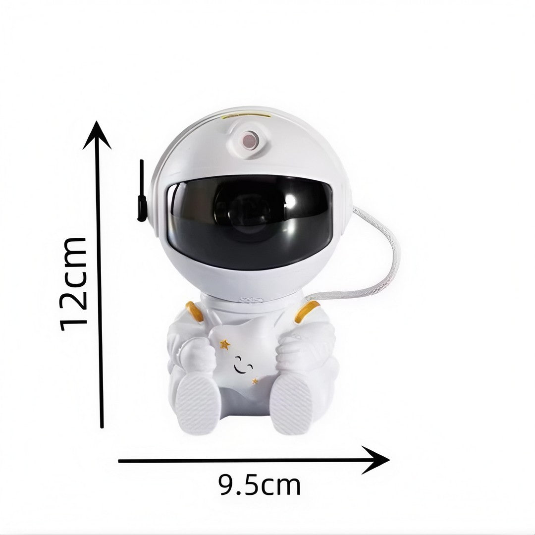 StarSpace™ – Luminária Projetor de Estrelas Astronauta + Caixa de Som Bluetooth