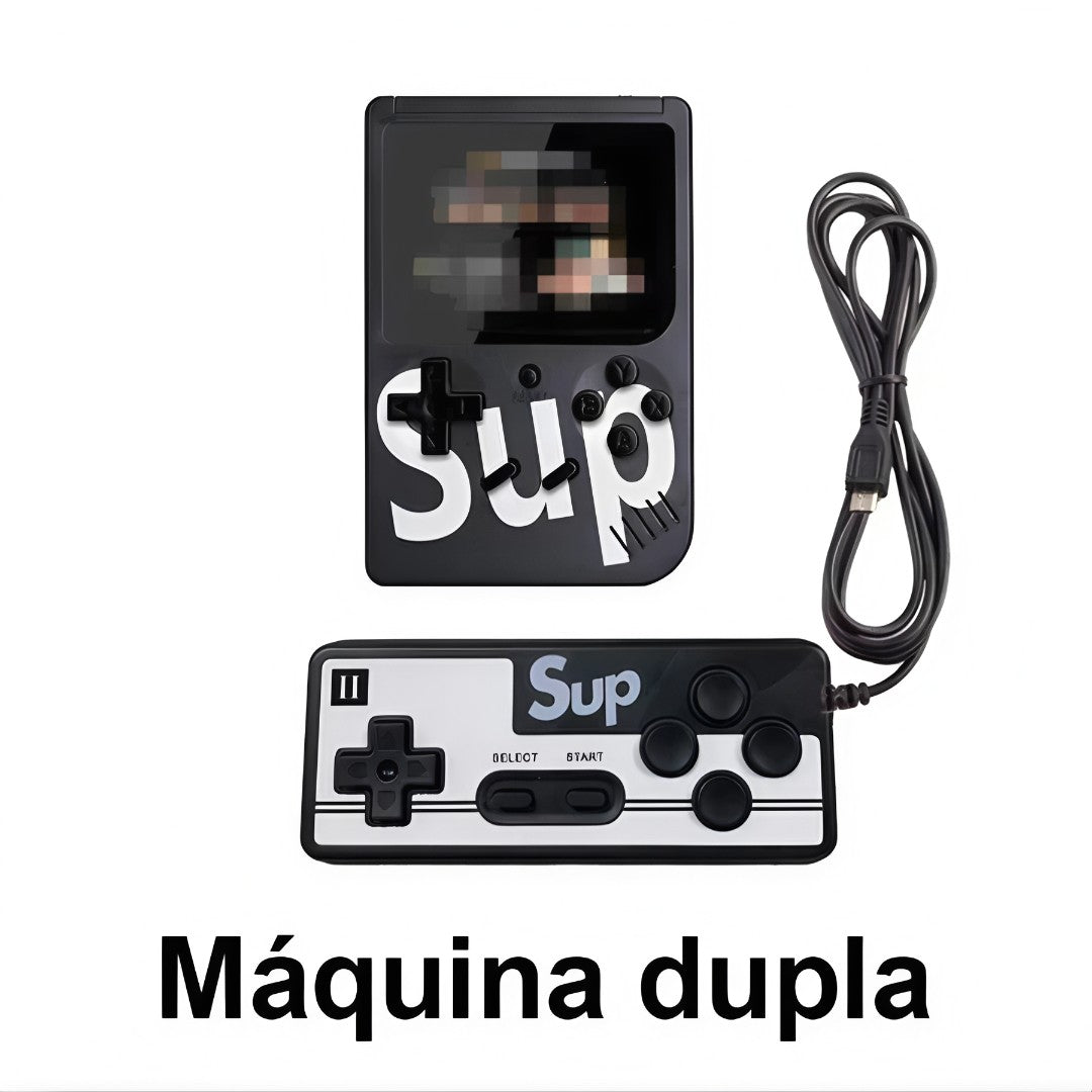 🎮 Mini Game Retrô DuoPlay™ – 400 Jogos Clássicos em 2 Jogadores!